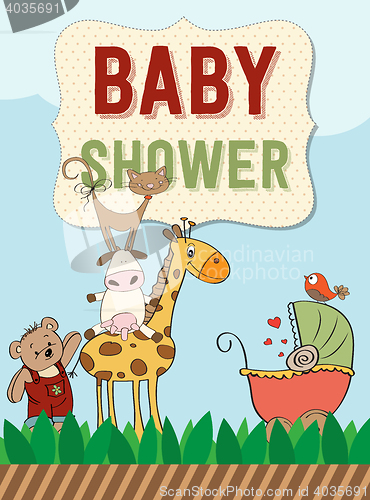 Image of Beautiful baby shower card