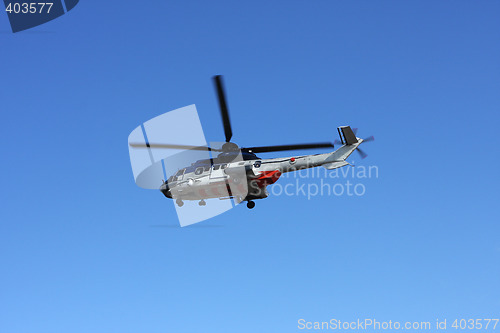 Image of helicopter flying