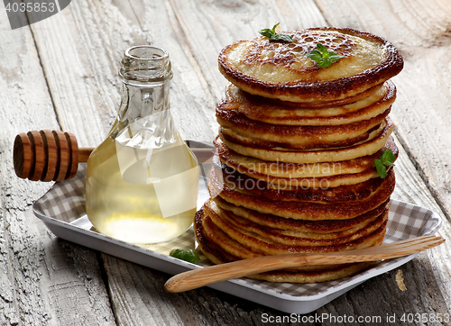 Image of Pancakes with Honey