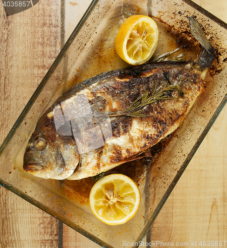 Image of Roasted Sea Bream Fish