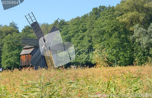 Image of Medieval windmill in Sibiu city