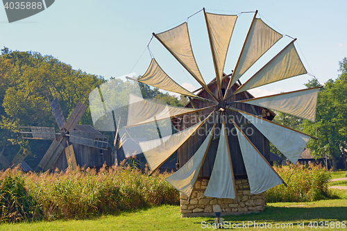 Image of Medieval windmill in Sibiu city