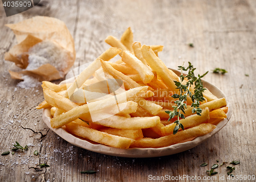 Image of plate of french fries