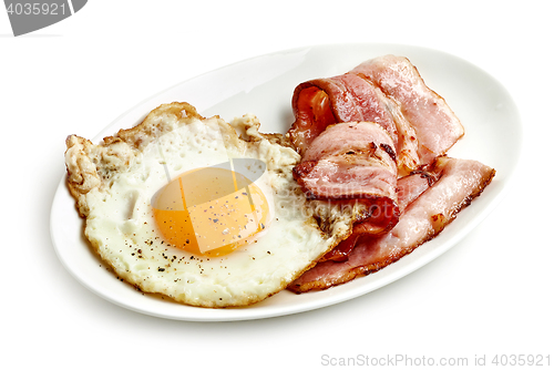 Image of fried egg and bacon