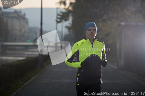 Image of man jogging