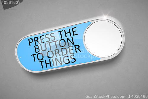 Image of a dash button to order things in the internet