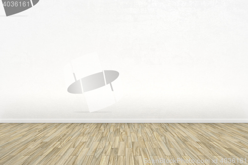 Image of empty room with a wooden floor