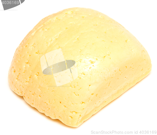 Image of cheese on white