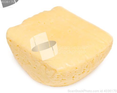 Image of cheese on white