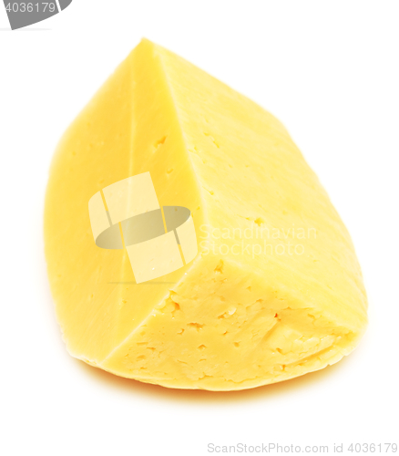 Image of cheese on white