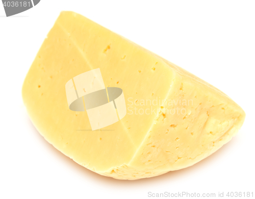 Image of cheese on white