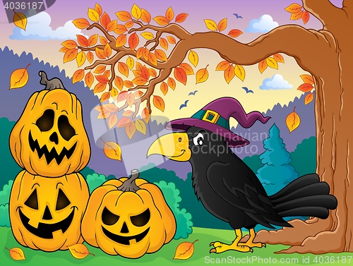Image of Witch crow theme image 3