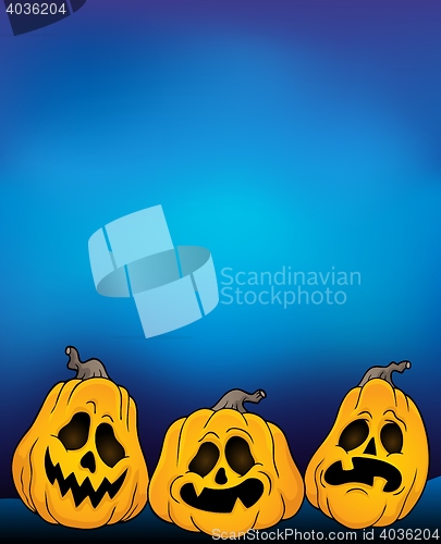 Image of Halloween pumpkins theme image 7