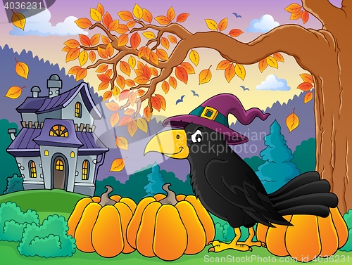 Image of Witch crow theme image 4