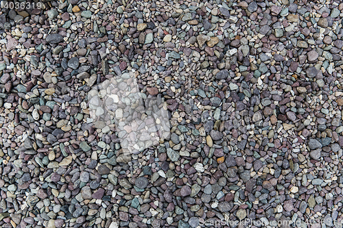 Image of close up of beach pebble stones