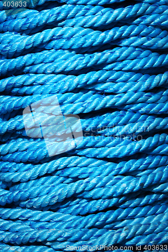 Image of blue rope