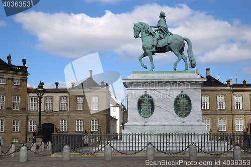 Image of Amalienborg Square in Copenhagen, Denmark