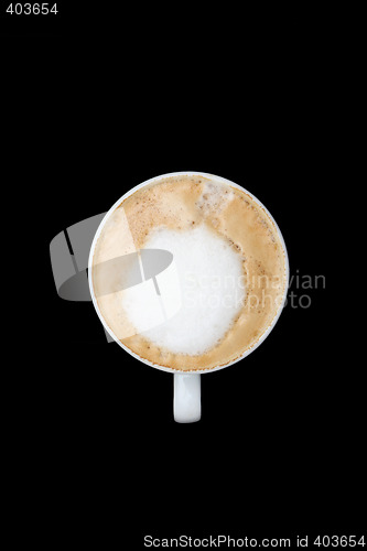 Image of foaming coffee