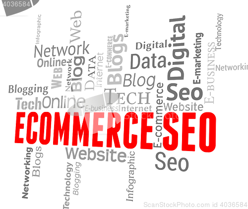 Image of Ecommerce Seo Means Online Business And E-Commerce