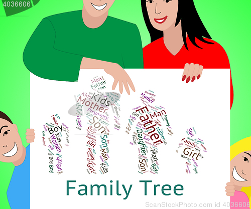 Image of Family Tree Indicates Hereditary Ancestry And Text