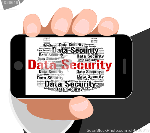 Image of Data Security Shows Fact Bytes And Information