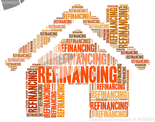 Image of House Refinancing Shows Home Residential And Homes