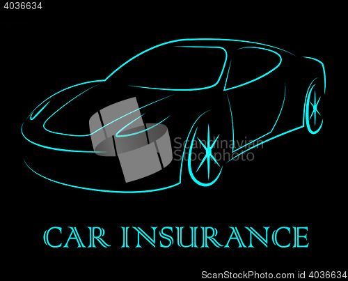 Image of Car Insurance Indicates Coverage Vehicle And Auto