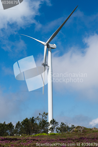 Image of Wind power turbine maintenance