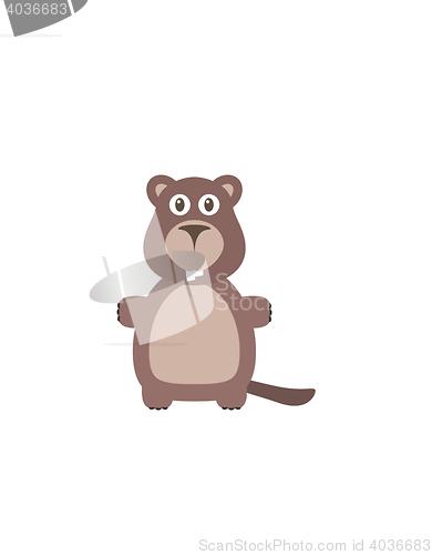 Image of Funny beaver character