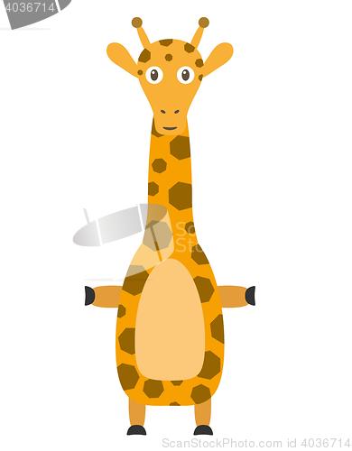 Image of Funny giraffe character