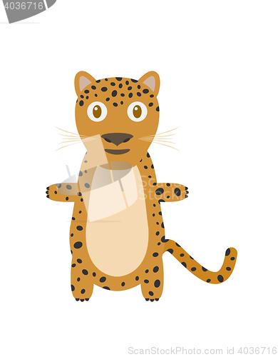 Image of Funny leopard character