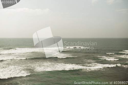 Image of sea and sky on Sri Lanka