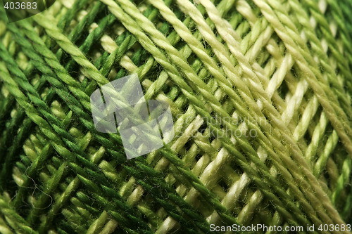 Image of green threads