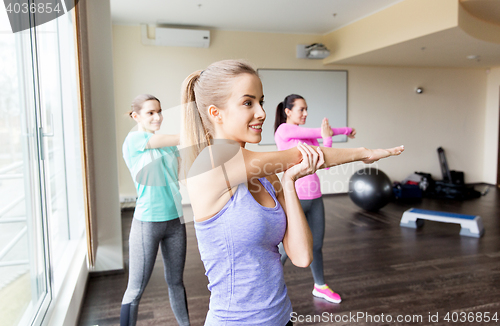 Image of group of women working out in gym