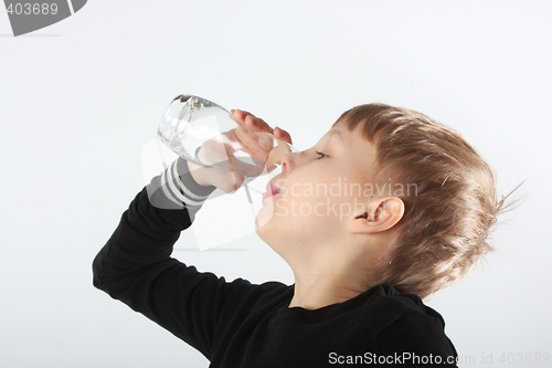 Image of thirsty boy