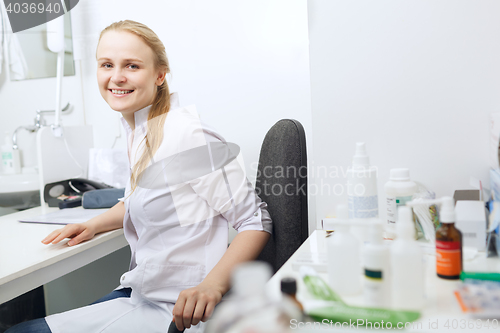 Image of Female doctor smiling