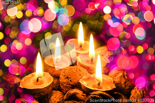 Image of christmas candles