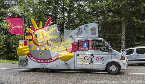 Image of Cofidis Vehicle - Tour de France 2014