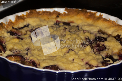 Image of plum pie