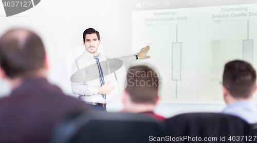 Image of Business presentation on corporate meeting.