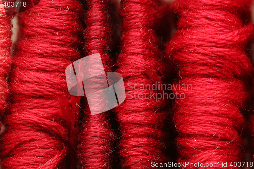 Image of red thread background