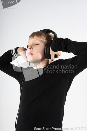 Image of enjoying music