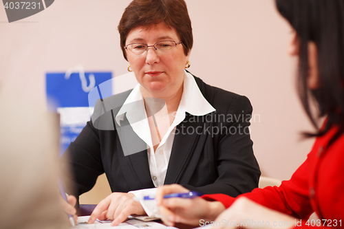 Image of Female business executive