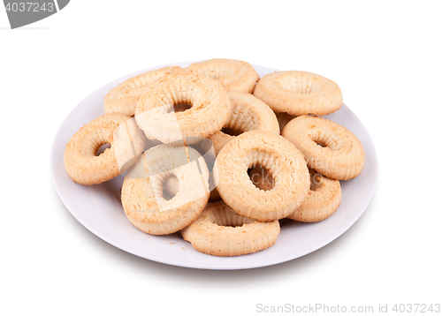 Image of Tea cookies on a plate