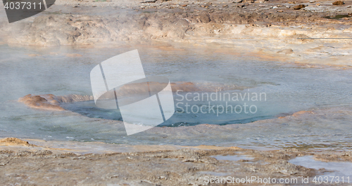 Image of The famous Strokkur Geyser - Iceland