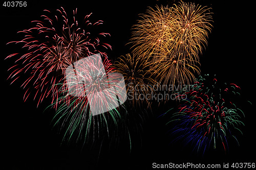 Image of fireworks display