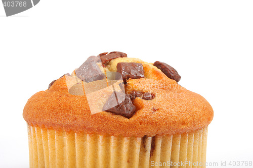 Image of cupcake on white