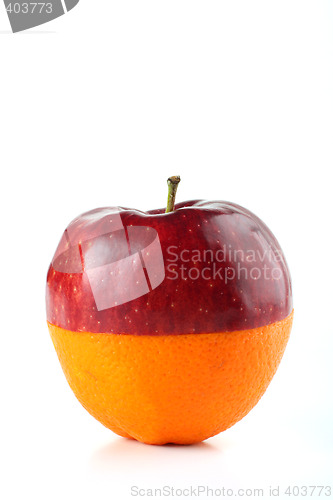 Image of apple orange
