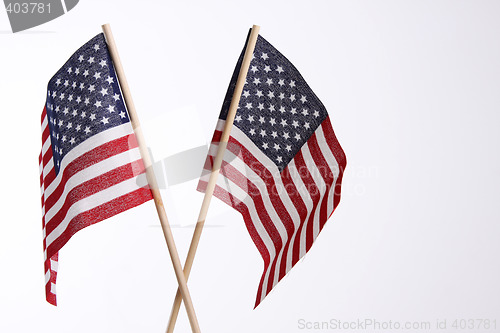 Image of us flags