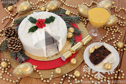 Image of Christmas Cake Still Life